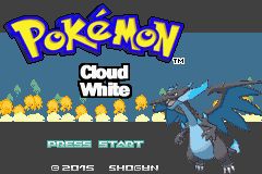 Pokemon Cloud White Title Screen